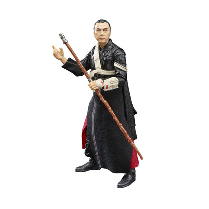 Star Wars The Black Series Chirrut Îmwe 15-Cm-Scale Rogue One: A Story Collectible Action Figure, Toys for Kids Ages 4 and Up