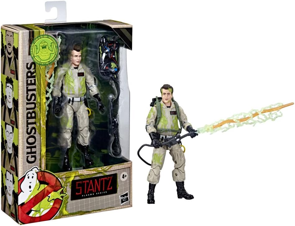 Ghostbusters Plasma Series Glow-in-the-Dark Ray Stantz Toy 6-Inch-Scale Collectible Classic 1984 Ghostbusters Figure for Kids Ages 4 and Up