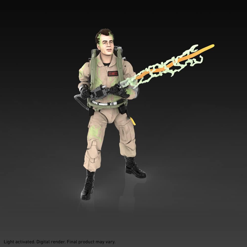 Ghostbusters Plasma Series Glow-in-the-Dark Ray Stantz Toy 6-Inch-Scale Collectible Classic 1984 Ghostbusters Figure for Kids Ages 4 and Up