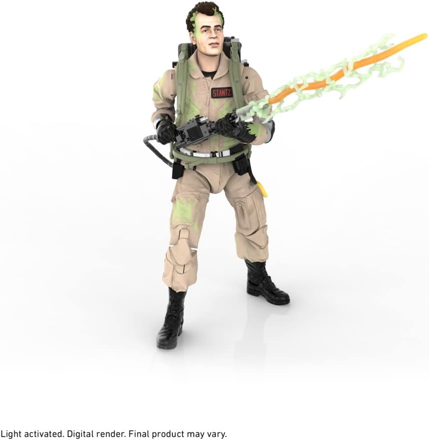 Ghostbusters Plasma Series Glow-in-the-Dark Ray Stantz Toy 6-Inch-Scale Collectible Classic 1984 Ghostbusters Figure for Kids Ages 4 and Up