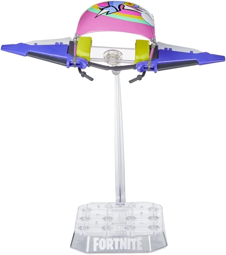 Fortnite Victory Royale Series Llamacorn Express Collectible Glider for Action Figure with Display Stand - Ages 8 and Up, 6-inch