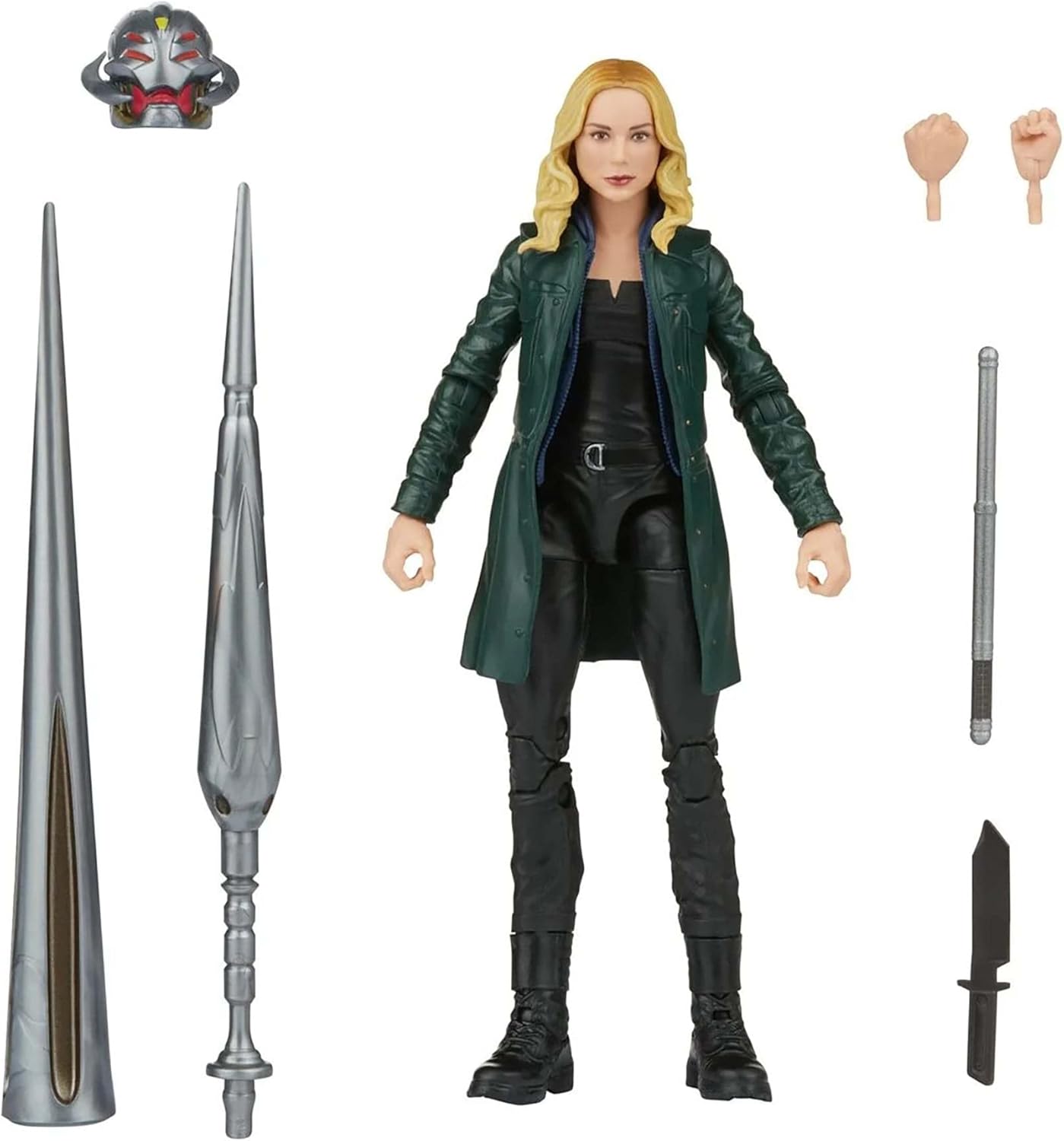 Hasbro Avengers Marvel Legends Series MCU Disney Plus Sharon Carter Action Figure 6-inch Collectible Toy, includes 4 accessories and 2 Build-A-Figure Part