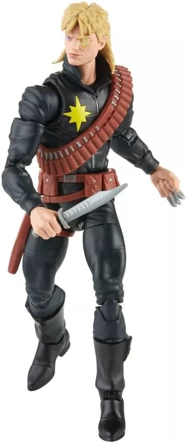 Marvel Legends Series X-Men Classic Longshot 6-inch Action Figure Toy for 4+ Years,4 Accessories