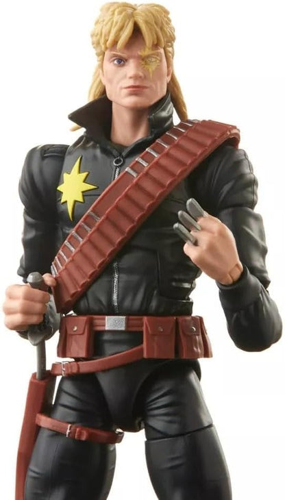 Marvel Legends Series X-Men Classic Longshot 6-inch Action Figure Toy for 4+ Years,4 Accessories