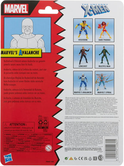 Marvel Hasbro X-Men Avalanche Figura Retro Collezione