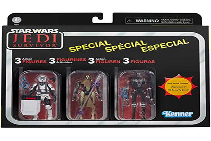 Hasbro Pack 3 Figures Action Jedi Survivor 9.5cm