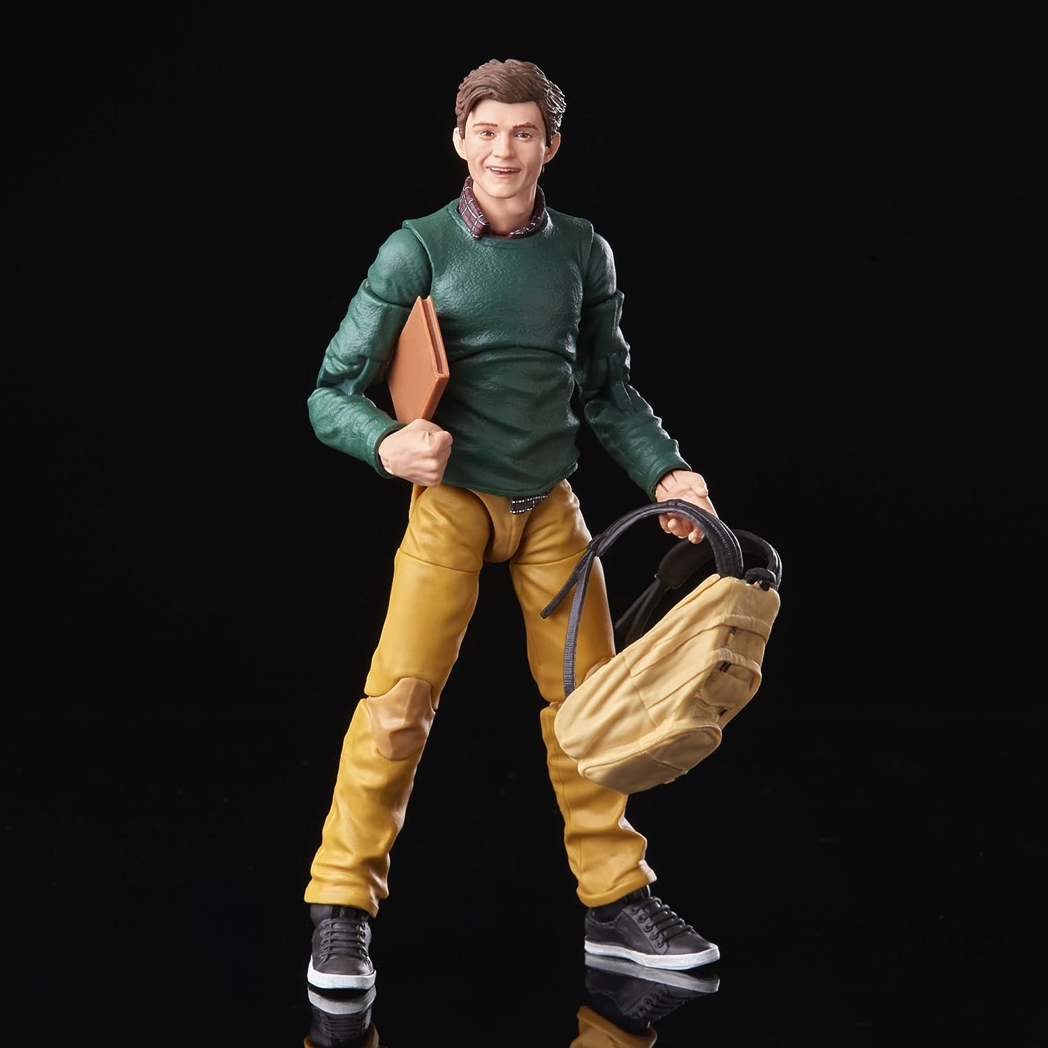 Spider-Man Marvel Legends Series 60th Anniversary Peter Parker and Ned Leeds MCU 6-inch Action Figures, 7 Accessories (pack of 2