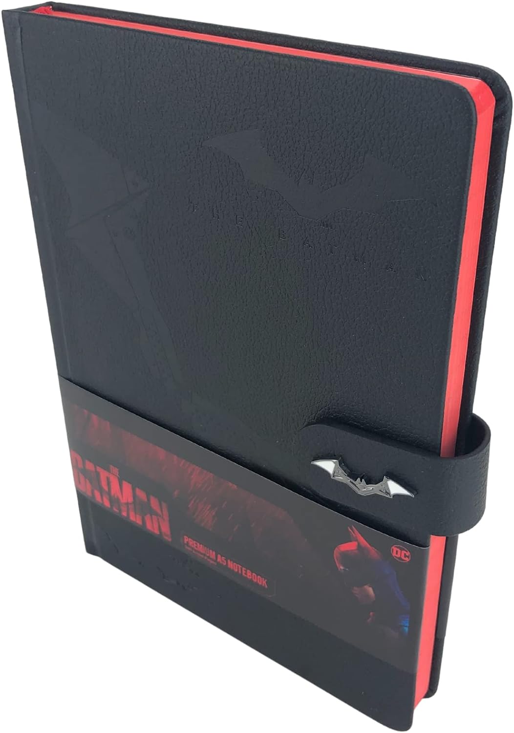 Pyramid International The Batman A5 Leather Notebook with Batsymbol Design - Official Merchandise (SR73653)