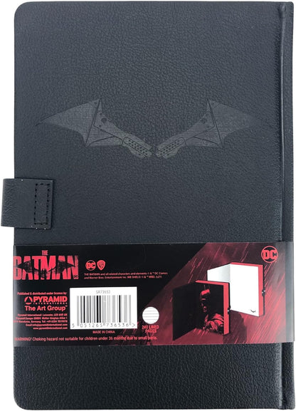 Pyramid International The Batman A5 Leather Notebook with Batsymbol Design - Official Merchandise (SR73653)