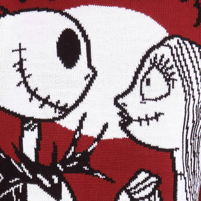 Heroes Inc. Nightmare Before Christmas Jumper Jack and Sally Official Unisex Ugly Sweater