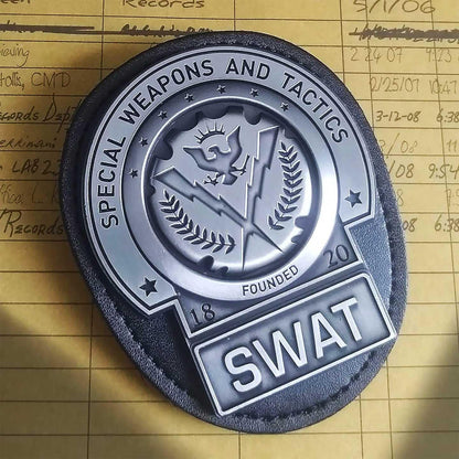 Fanattik Batman réplica 1/1 The Dark Knight Gotham City swat Badge Limited Edition