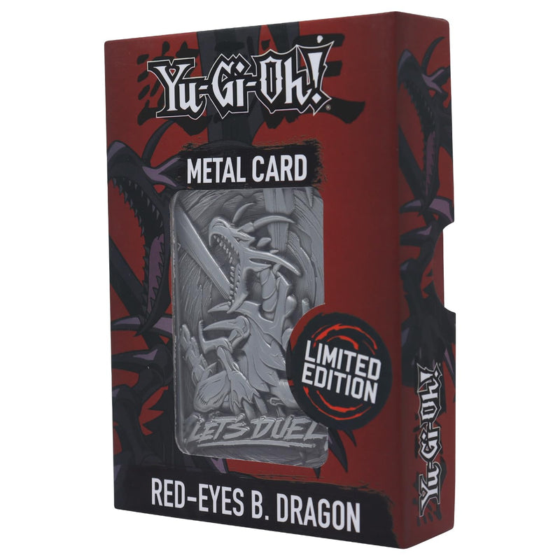 YU-GI-Oh! - Red Eyes B. Dragon - Tarjeta de Metal coleccionista