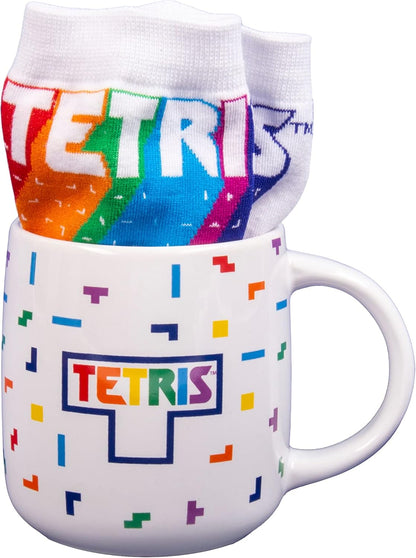 Fizz Creations TETRIS - Pack Cadeau - Mug 450 ml + Paire de Chaussettes