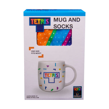 Fizz Creations TETRIS - Pack Cadeau - Mug 450 ml + Paire de Chaussettes
