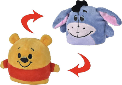 Simba Disney: Winnie l'ourson peluche réversible Winnie/I-Aah 8 cm