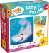 Lisciani Carotina Baby Puzzle For Kids, Sea Animals- 80069