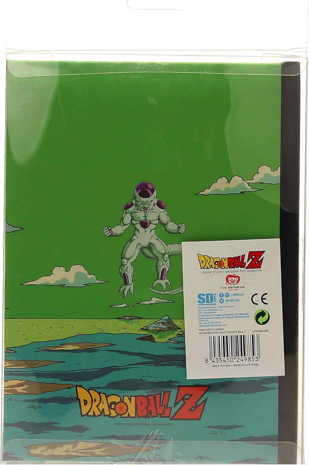 SD TOYS Dragon Ball Z Namek Final Battle Luminous Notebook