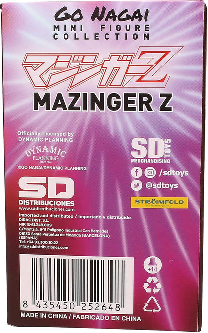SD toys SDTSDT25264 Mazinger Z Mini Rubber Figure Z, Multicoloured