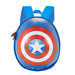 Captain America Shield Cap-Eggy Backpack, Blue, 10 x 24 x 28 cm, Capacity 6 L