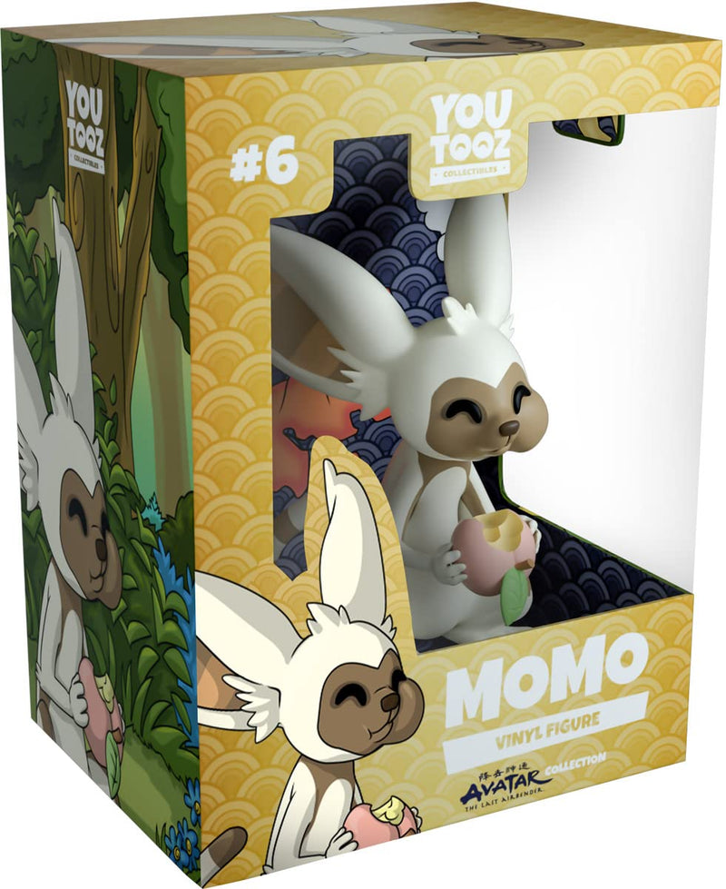 Momo Vinyl Figure, 3.4" Momo from Avatar The Last Airbender, High Detailed Collectible Figure - Youtooz Avatar The Last Airbender Collection, Brown,white,peach