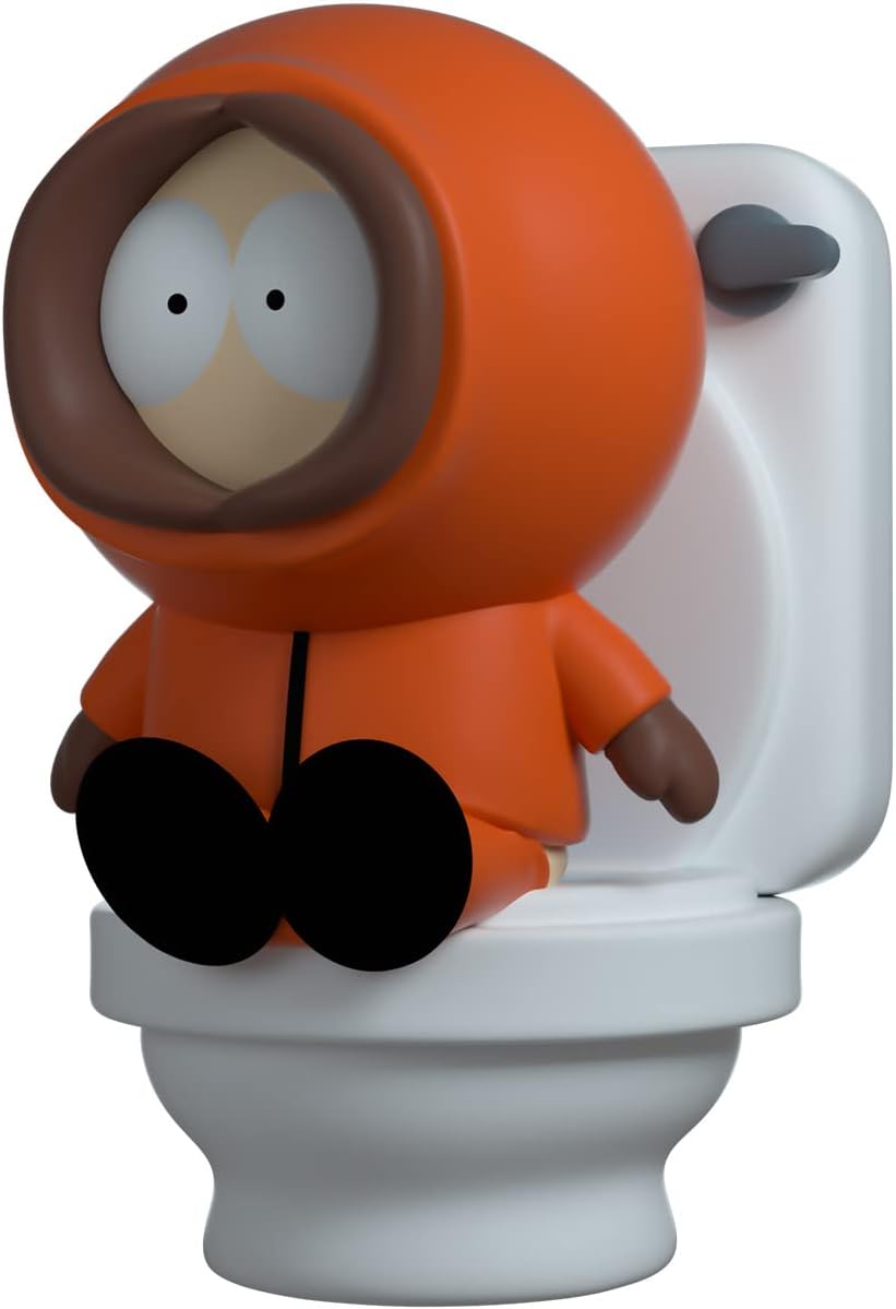 You Tooz Kenny on Toilet 3.9'' inch Vinyl, Collectible Kenny on Toilet Figure from South Park by Youtooz South Park Collection