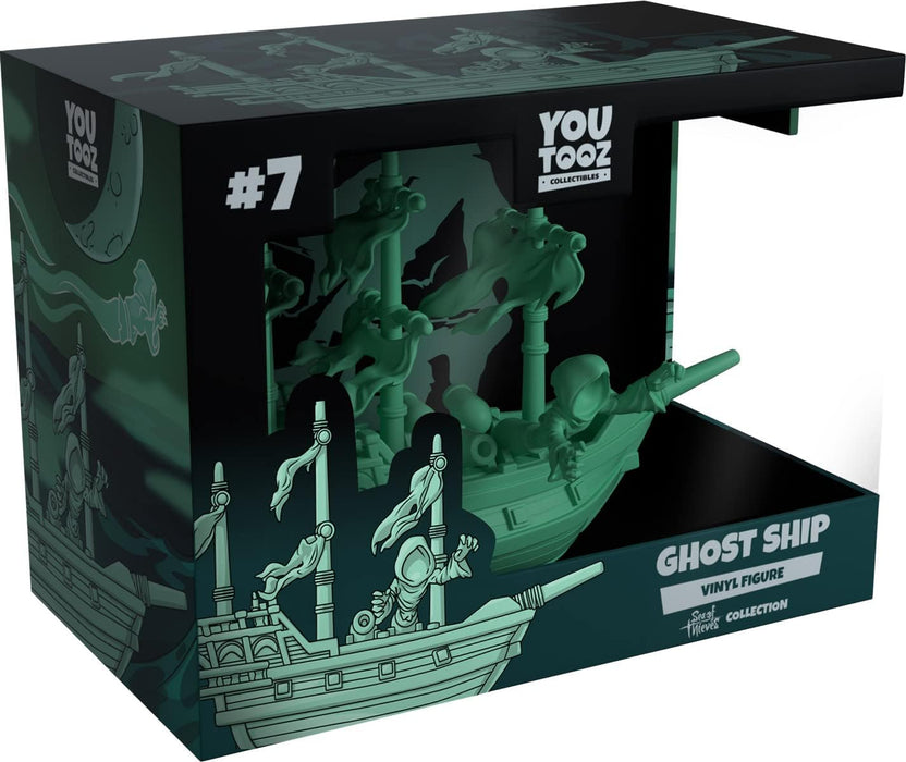 Youtooz Ghost Ship 3.6" Inch Vinyl Figure, Glow in The Dark Ghost Ship from Sea of Thieves Collectible Figure by Youtooz Sea of Thieves Collection
