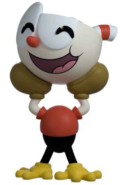 Youtooz Cuphead The Cuphead Show! Edition, 4.6" Vinyl Figure Collectible Cuphead Figure from The Cuphead Show! by Youtooz Cuphead Collection, White