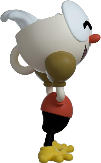 Youtooz Cuphead The Cuphead Show! Edition, 4.6" Vinyl Figure Collectible Cuphead Figure from The Cuphead Show! by Youtooz Cuphead Collection, White