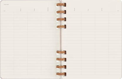 Moleskine Undated Planner, 12-Month Spiral Planner with Hard Cover, Size XL 20 x 25 cm