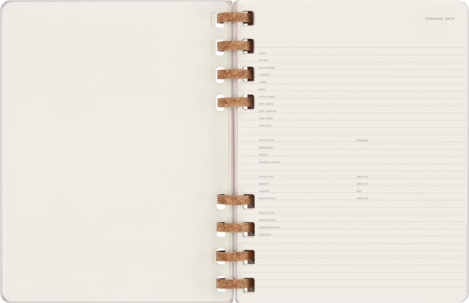 Moleskine Undated Planner, 12-Month Spiral Planner with Hard Cover, Size XL 20 x 25 cm