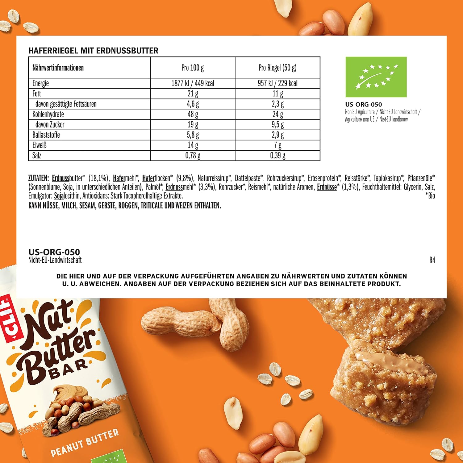 Clif Nutbutter Peanut 12Pc