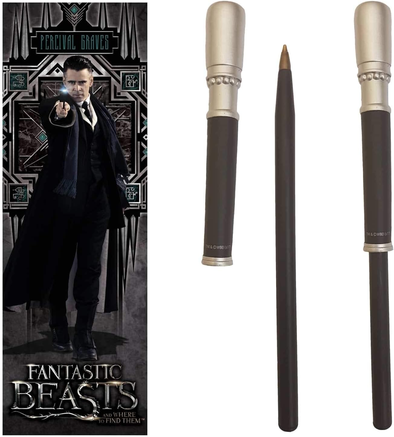 Percival Graves 18Cm Zauberstab & Lesezeichen Stift