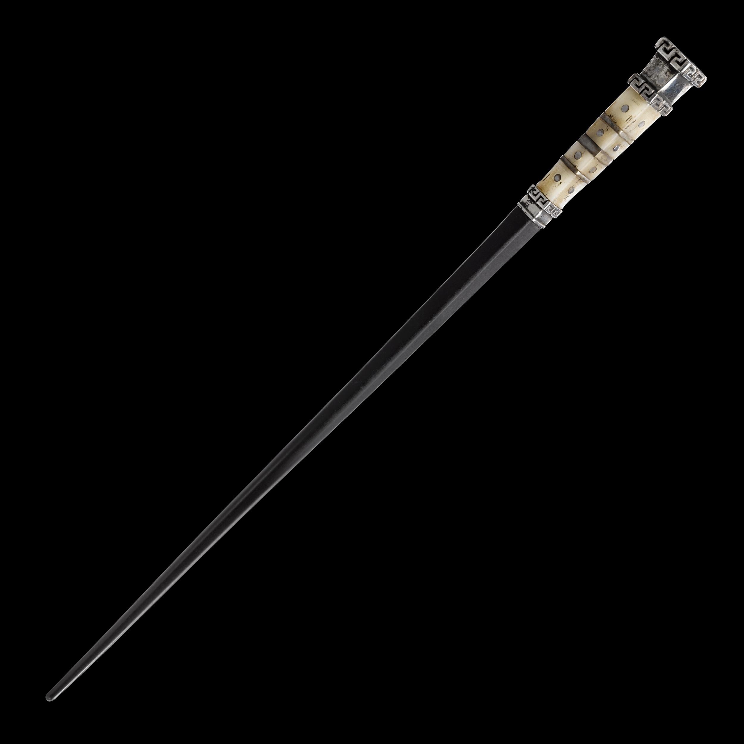 The Noble Collection Fantastic Beasts Spielman’s Wand in Collector’s Box - 14in (35cm) Wizarding World Wand - Fantastic Beasts Film Set Movie Props Wands Gifts