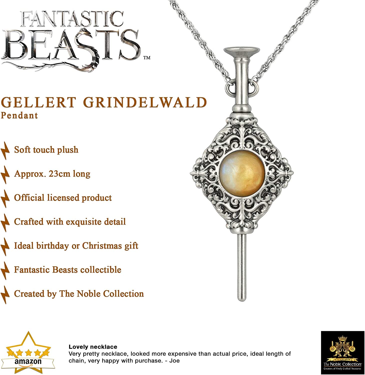 The Noble Collection Grindelwald Pendant (Costume