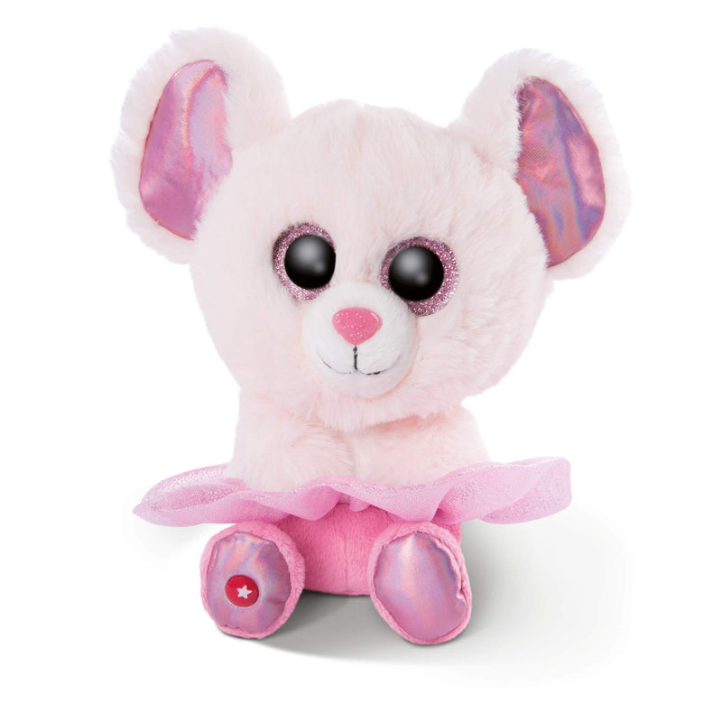 NICI 46865 GLUBSCHIS cuddly toy Ballerina Yammy 15cm, Light green, 15 cm mouse