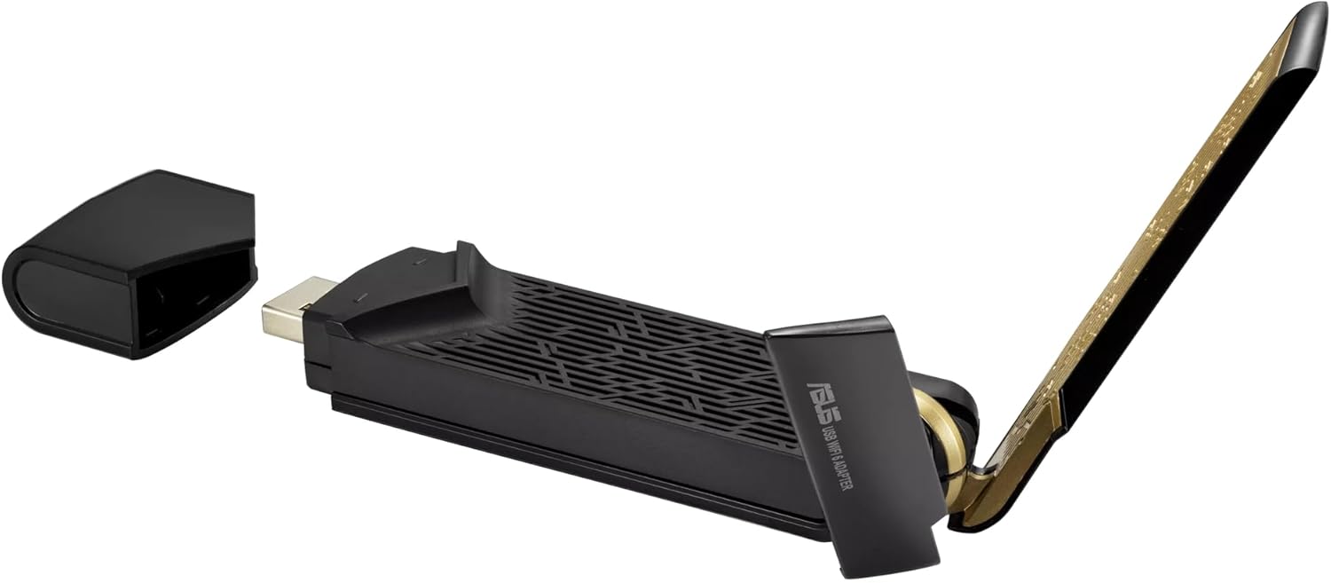 ASUSTEK - WRLS/NETWORKING USB-AX56 AX1800 W/O STAND USB-CLIENTS (WI-FI/BLUETOOTH) Without base
