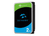 Seagate Skyhawk 2 TB, Video Internal Hard HDD – 3.5", SATA 6Gb/s, 256MB Cache, for DVR NVR Security Camera System, with in-house Rescue Services (ST2000VX017