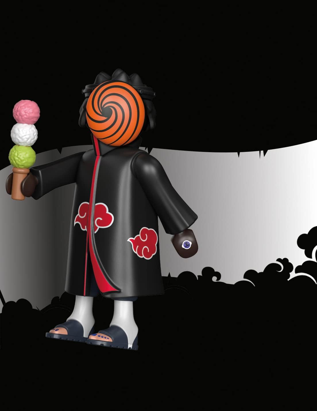 Playmobil 71101 Naruto: Tobi Figure Set, Naruto Shippuden Anime Collectors Figure, Playset Suitable for Children and fans 5+ years