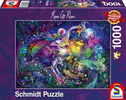 Schmidt | Rose Cat Khan: Summer Night Circus (1,000 pieces) | Jigsaw Puzzle | Ages 12+