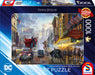Schmidt Spiele 57589 Thomas Kinkade, Batman, Superman and Wonder Woman-Puzzle de 1000 Piezas, Floral, Multicolor, Normal (CSG57589