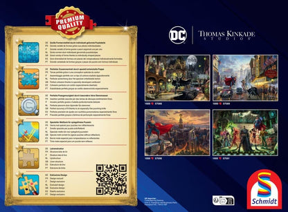 Schmidt Spiele Thomas Kinkade, Superman, Protector de Metrópolis, 57590, puzle de 1000 Piezas, superhéroe, Multicolor, Normal (CSG57590