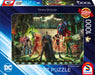 Schmidt Spiele- Liga de la Justicia Thomas Kinkade 57591 The Justice League-Puzzle de 1000 Piezas, Color Coral 1770, Normal (CSG57591