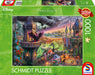 Schmidt Spiele 58029 Thomas Kinkade, Disney, Maleficent, 1000 Teile Puzzle, Normal