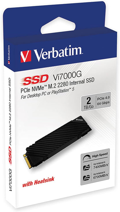 Verbatim Vi7000 PCIe NVMe M.2 SSD 2TB