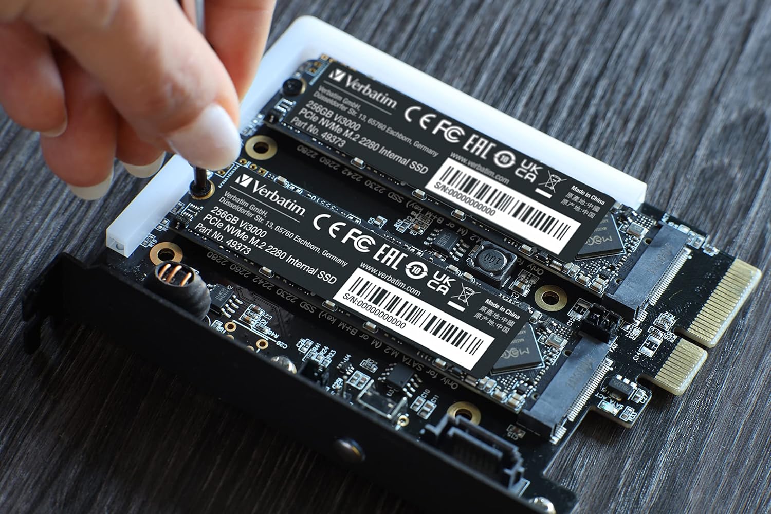 Verbatim Vi3000 PCIe NVMe M.2 SSD 256GB
