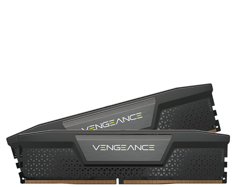 Corsair VENGEANCE DDR5 RAM 16GB (2x8GB) 5200MHz CL40 Intel XMP iCUE Compatible Computer Memory - Black (CMK16GX5M2B5200C40)