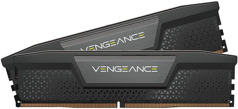 Corsair VENGEANCE DDR5 RAM 16GB (2x8GB) 5200MHz CL40 Intel XMP iCUE Compatible Computer Memory - Black (CMK16GX5M2B5200C40)