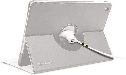 Mobilis Security Cable Keyed - Compatible with Pass Key - Steel - Length: 1.8 m - Diameter 4 mm - White/Silver