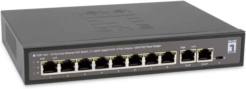 10-Port Fast Ethernet Poe