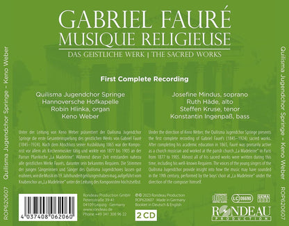 Gabriel Fauré: Musique Religieuse